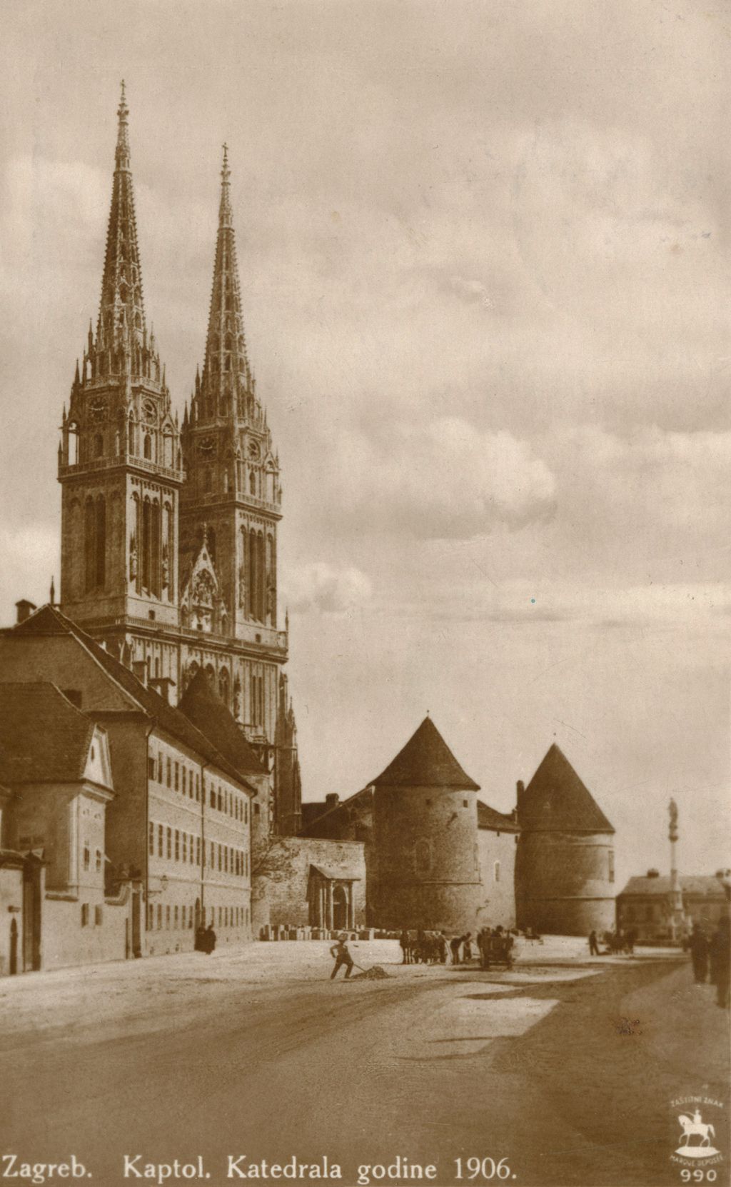 Katedrala, Kaptol 1906. godina